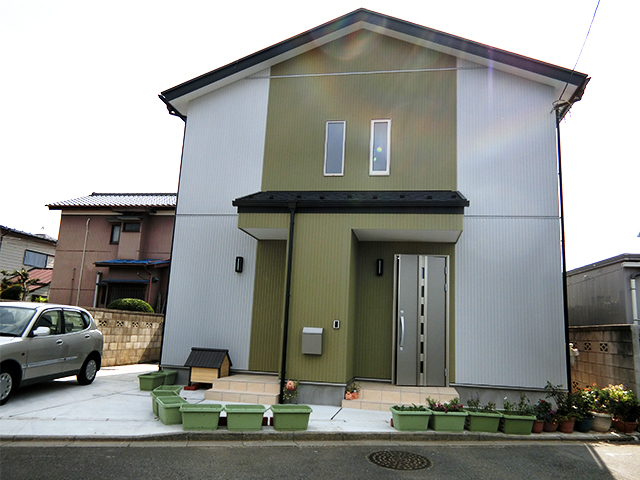 二世帯住宅　施工事例